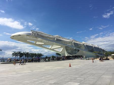 The Museu do Amanha in Guanabara Bay